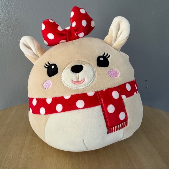 Squishmallow Rudolph the red nose, reindeer,‎ 8 inch plush - Picture 1 of 7
